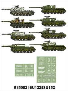 Montex K35002 ISU-122, ISU-152 (ZVEZDA, DRAGON) (1/35) - 2824110324