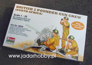 Vulcan 56002 - British 2 Pounder Gun Crew (North Africa) (1/35) - 2824110353