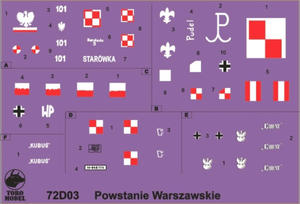 ToRo 72D03 Pojazdy opancerzone Powstania Warszawskiego 1944 (1/72)