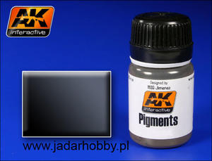 AK Interactive AK086 Dark Steel Pigment (35ml) - 2824110481