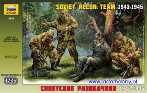 Zvezda 3643 Soviet Recon Team 1943-1945 (1/35) - 2824110525