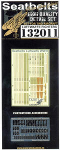 HGW 132011 Luftwaffe Fighters Seatbelts (1/32)