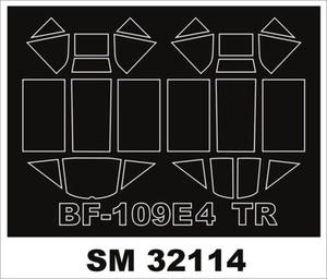 Montex SM32114 Bf 109E-4 (Trumpeter) (1/32) - 2824110671