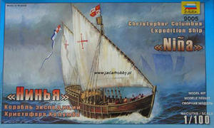 1:100 Zvezda 9005 Caravel Nina - 2824110676