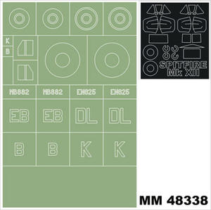 Montex MM48338 Spitfire Mk.XII (Airfix) (1/48) - 2824110677