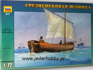 1:72 Zvezda 9033 Medieval Life Boat - 2824110678