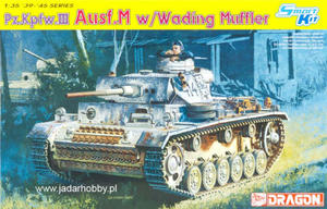 Dragon 6558 Pz.Kpfw.III Ausf.M w/Wading Muffler- Smart Kit (1/35) - 2824110832