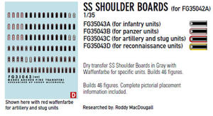 Archer FG35043A SS Uniform Patches, for Infantry Units (1/35) - 2824110889