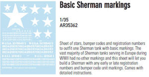 Archer AR35362 Sherman basic markings (1/35) - 2824110890