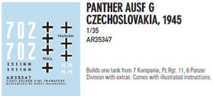 Archer AR35347 Panther Ausf.G, Czechoslovakia, 1942 (1/35) - 2824110891