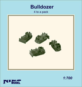 1:700 Niko Model ZW7039 Bulldozer - 2824110974