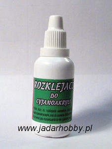 Wamod ROZKLEJACZ do Cyjanoakryli - Debonder - Zmywacz plam Super Glue (20ml) - 2824110724