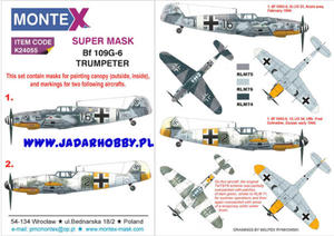 Montex K24055 Bf 109G-6 (Trumpeter) (1/24) - 2824111158