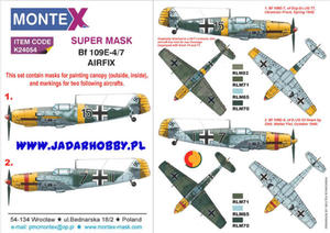 Montex K24054 Bf 109E-4/7 (Airfix) (1/24) - 2824111164