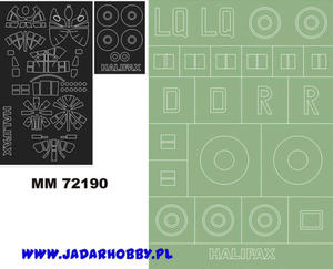 Montex MM72190 H.P Halifax MK.II (Revell) (1/72) - 2824111169