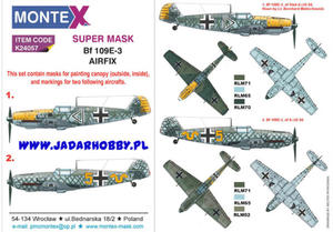 Montex K24057 Bf 109E-3 (Airfix) (1/24) - 2824111184