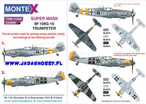 Montex K24060 Bf 109G-10 (Trumpeter) (1/24) - 2824111185