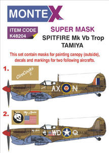 Montex K48204 Spitfire Mk Vb Trop (Tamiya) (1/48) - 2824111191