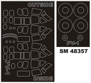 Montex SM48357 Lockheed PV-1 Ventura (Revell) (1:48) - 2824111194