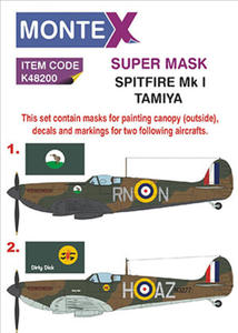 Montex K48200 Spitfire Mk I (Tamiya) (1/48) - 2824111203