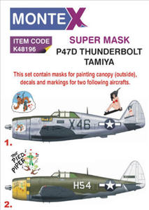 Montex K48196 P47D Thunderbolt (Tamiya) (1/48) - 2824111216