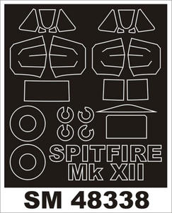 Montex SM48338 Spitfire Mk.XII (Airfix) (1/48) - 2824111222