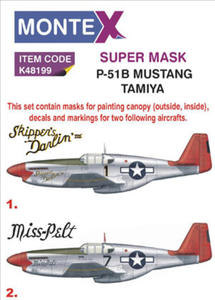 Montex K48199 P-51B Mustang (Tamiya) (1/48) - 2824111230