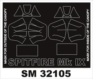 Montex SM32105 1:32 SPITFIRE IX (Tamiya)