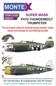 Montex K32217 P47D Thunderbolt (Trumpeter) (1/32) - 2824111257