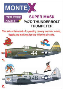 Montex K32218 P47D Thunderbolt (Trumpeter) (1/32) - 2824111260