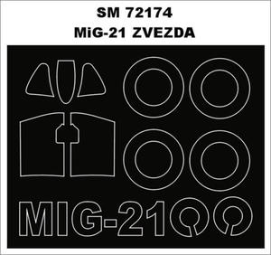 Montex SM72174 1:72 MiG-21 (Zvezda) - 2824111271