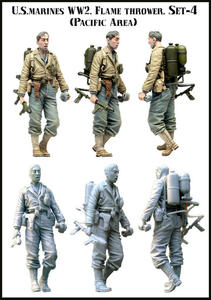 Evolution EM-35057 US Marines, Flame Thrower, Pacific Area (1/35)