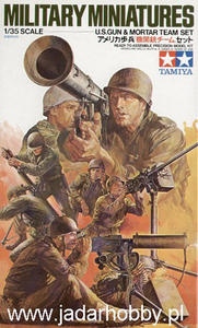 Tamiya 35086 U.S. Gun & Mortar Team Set (1:35) - 2824111331