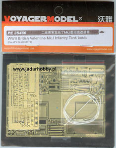 Voyager PE35466 1:35 British Valentine Mk.I Infantry Tank basic