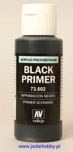 Vallejo 73.602 - Black Primer (Acrylic-Polyurethane) (60ml) - 2824111526