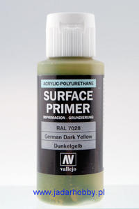 Vallejo 73.604 - German Dark Yellow RAL 7028 Primer (Acrylic-Polyurethane) (60ml) - 2824111528