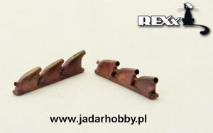 REXx 48014 Devoitine D.520 exhaust nozzles (1/48) - 2824111615