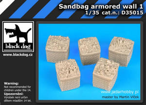 Black Dog D35015 Sandbag armored wall 1 (na zamowienie/for order) - 2824111623