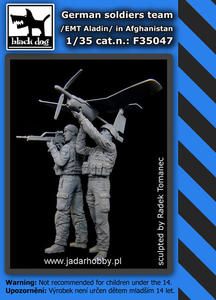 Black Dog F35047 Niemieccy onierze /EMT Aladin/ w Afganistanie (2 fig) (1/35) - 2824111635