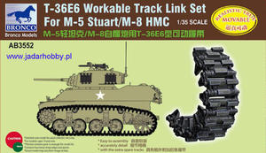 Bronco AB3552 T-36 E6 Workable Track Link Set (1/35) - 2824111642