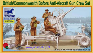 Bronco CB-35084 British /Commonwealth Bofors Anti-Aircraft Gun Gun Crew Set (1/35) - 2824111645