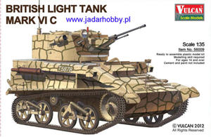 Vulcan 56009 - British Light Tank Mark VI C (1/35) - 2824111647