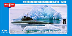 1:350 Mikromir 350-006 Soviet Attack Submarine 705 K Alfa class - 2824111649