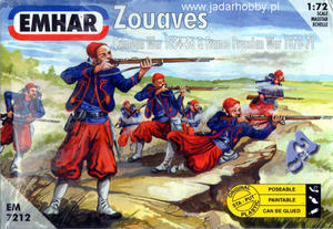 Emhar EM7212 - Zouaves Crimean War 1854-56 & Franco Prussian War 1870-71 (1/72) - 2824111774