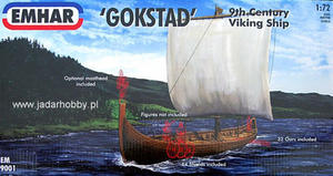 Emhar EM9001 - "Gokstad" 9th Century Viking Ship (1/72) - 2824111702