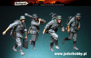 Stalingrad S-3001 German 8cm Mortar Crew, 1939-1944 (1/35) - 2824111116