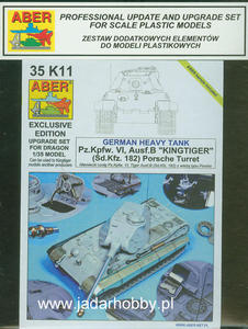 Aber 35K11 Pz.Kpfw.VI Ausf.B 'KINGTIGER" (Sd.Kfz.182) Porsche Turret (1:35) - 2824111867