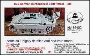 LZ Models 35402 - 1:35 Bergepanzer 38(t) Hetzer - late - 2824111878