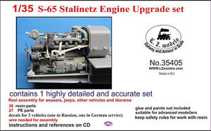 LZ Models 35405 - 1:35 S-65 Stalinetz Engine Upgrade Set - 2824111881