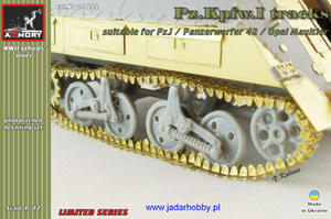 Armory AR PE7222 Pz.Kpfw.I tracks-elementy fototrawione (1/72) - 2824111945